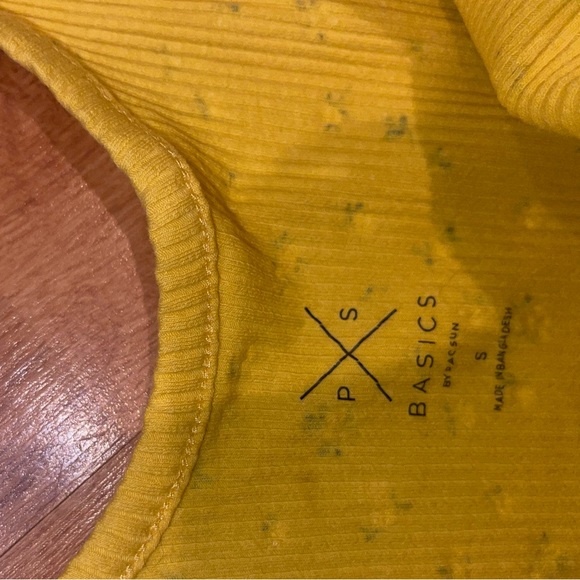 pacsun yellow tank top - Picture 3 of 3